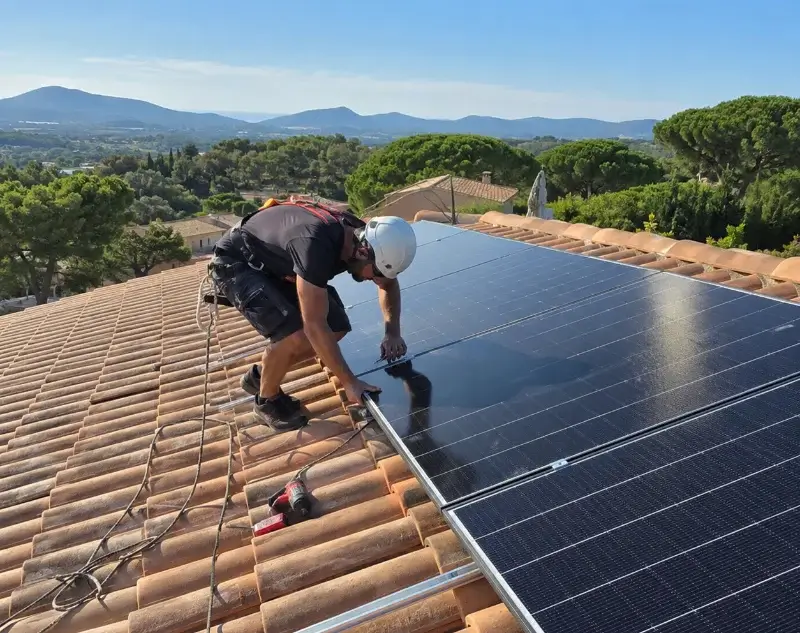 Installateur panneaux solaires Combovin — pose photovoltaïque sur toiture