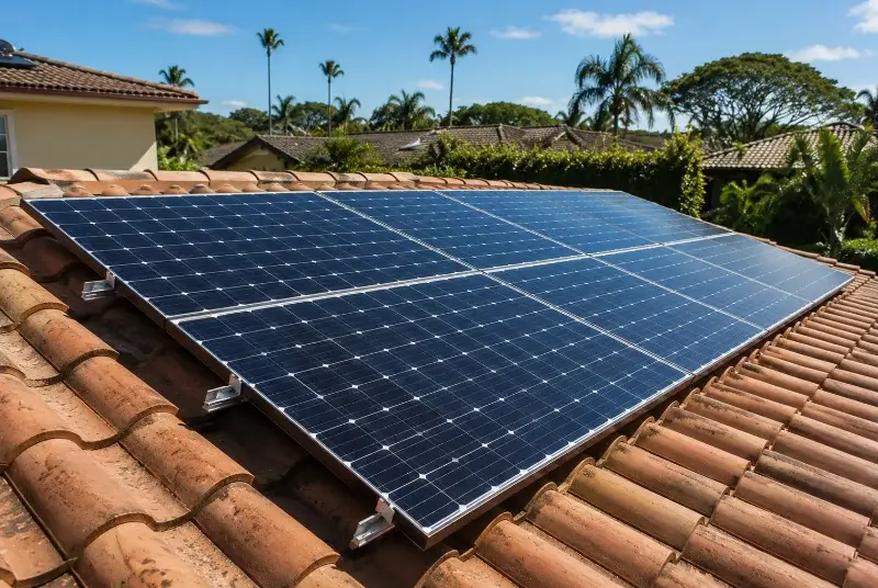 Installation de panneaux solaires à Combovin